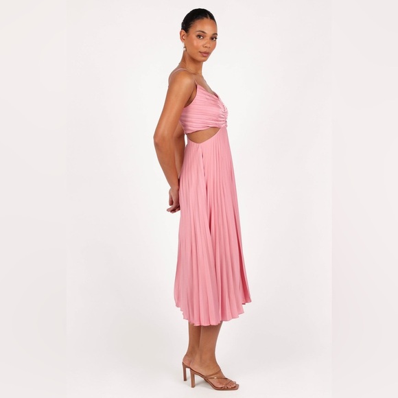 PETAL & PUP NIAMH MIDI DRESS - POPPY PINK B2938 - Picture 6 of 11